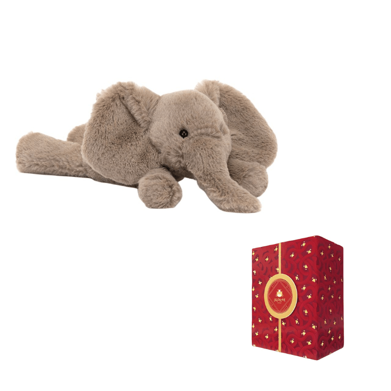 Мягкая игрушка Jellycat Jungle Animals - Tiny Smudge Elephant - Boxette Shop